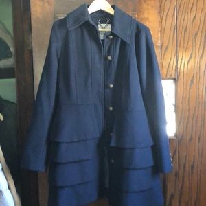 BB Dakota Navy Wool Jacket, Size L